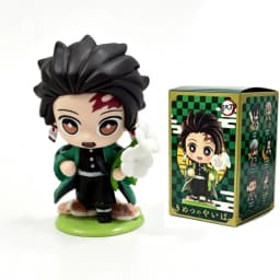 #Demon Slayer Tanjiro Kamado Nezuko anime cartoon figure blind box creative personalized statue model ornament surprise gift box