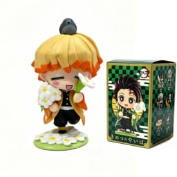#Demon Slayer Tanjiro Kamado Nezuko anime cartoon figure blind box creative personalized statue model ornament surprise gift box