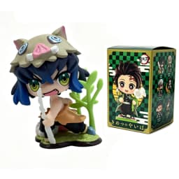 #Demon Slayer Tanjiro Kamado Nezuko anime cartoon figure blind box creative personalized statue model ornament surprise gift box