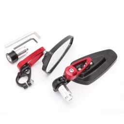 1 Pair 7/8" 22mm Motorcycle Aluminum Bar End Side Rearview Mirror Universal Motorbike Bike Handlebar Rear View Mirrors