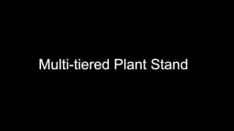 Carbonized Wood Plant Stand Multi Tier Succulent Rack Mini Desktop Plant Holder for Outdoor Balcony Garden