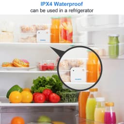 IBS-TH2 Waterproof Bluetooth Magnetic Temperature Meter App Alarm Remote Control Data Logger Kitchen Refrigerator Thermometer