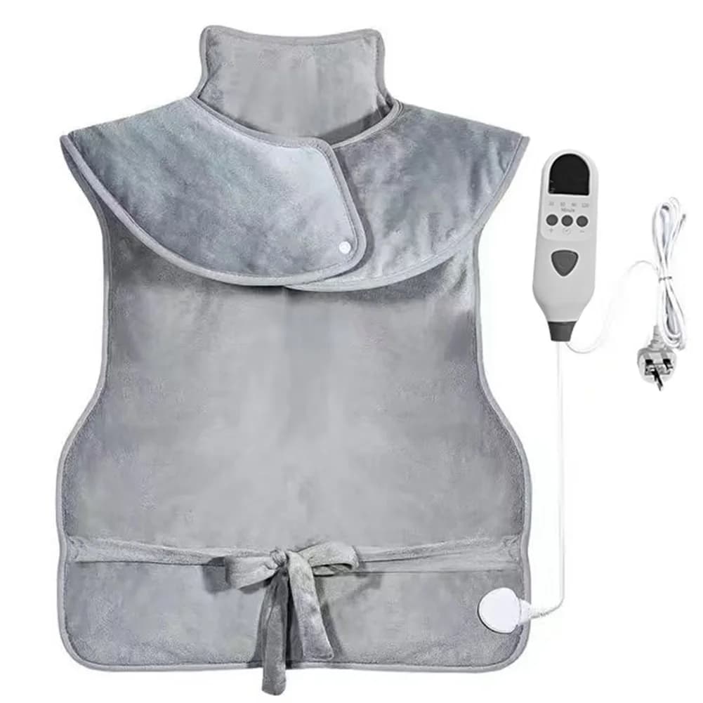 Electric Heating Neck and Shoulder Pad for Neck and Shoulders W/ 9 Heat Options Weighted Electric Heating Pad for Women Men Dad
