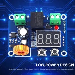 XH-M609 Voltage OverDischarge Battery Protection Module DC 12V-36V Voltage Protection Switch Module LED Digital Display Precise