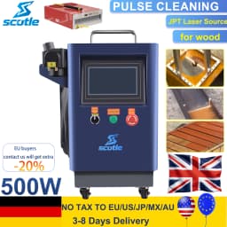 500W Pulse Laser Cleaning Machine JPT Pulse Cleaner 100W 200W 300W 500W Wood Cleaning For Rust Oil Paint Metal Wood Mode