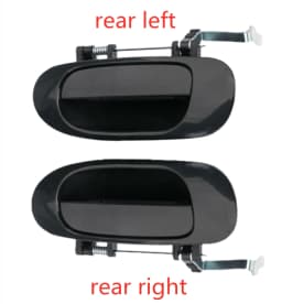 Exterior Door Handle for Mitsubishi Carisma, Front, Rear, Left, Right, Black Space Star, 1998-2002