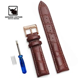 Premium Genuine Leather Watchbands 12/14/16/18/19/20/21/22/24 mm Watch Band Strap High Quality Wrist Belt Bracelet + Tool