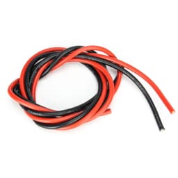 1M Black 1M Red Silicone Wire 6 10 12 14 16 18 20 22 24 AWG Flexible Tinned Copper Electronic Cables For RC Airplane Car Drone