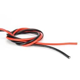 1M Black 1M Red Silicone Wire 6 10 12 14 16 18 20 22 24 AWG Flexible Tinned Copper Electronic Cables For RC Airplane Car Drone