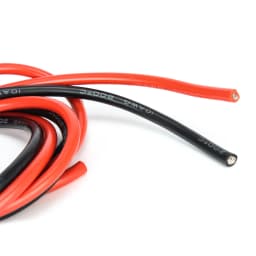 1M Black 1M Red Silicone Wire 6 10 12 14 16 18 20 22 24 AWG Flexible Tinned Copper Electronic Cables For RC Airplane Car Drone