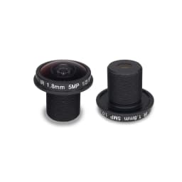 Witrue Camera Lens CCTV HD 5MP Fisheye 1.8mm M12 180 Degree Wide Viewing Angle F2.0 1/2.5' For Surveillance Security Cameras