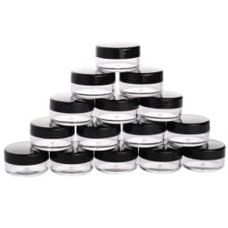 10pcs 2g/3g/5g/10g/15g/20g Empty Plastic Clear Cosmetic Jars Makeup Container Lotion Bottle Vials Face Cream Sample Pots Gel Box