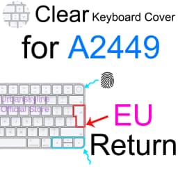 Keyboard Cover for iMac Magic A2449 A2450 A2520 A1644 A1843 A1314 A1243 Bluetooth Silicone Protector Skin Case for Apple G6