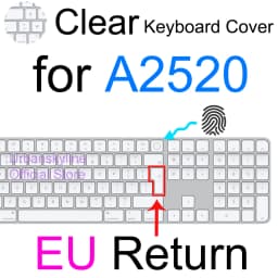 Keyboard Cover for iMac Magic A2449 A2450 A2520 A1644 A1843 A1314 A1243 Bluetooth Silicone Protector Skin Case for Apple G6