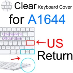 Keyboard Cover for iMac Magic A2449 A2450 A2520 A1644 A1843 A1314 A1243 Bluetooth Silicone Protector Skin Case for Apple G6