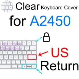 Keyboard Cover for iMac Magic A2449 A2450 A2520 A1644 A1843 A1314 A1243 Bluetooth Silicone Protector Skin Case for Apple G6