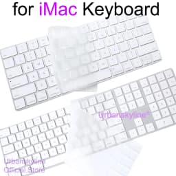 Keyboard Cover for iMac Magic A2449 A2450 A2520 A1644 A1843 A1314 A1243 Bluetooth Silicone Protector Skin Case for Apple G6