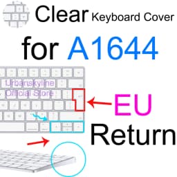 Keyboard Cover for iMac Magic A2449 A2450 A2520 A1644 A1843 A1314 A1243 Bluetooth Silicone Protector Skin Case for Apple G6