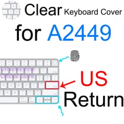 Keyboard Cover for iMac Magic A2449 A2450 A2520 A1644 A1843 A1314 A1243 Bluetooth Silicone Protector Skin Case for Apple G6