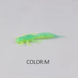2019New Reach Soft Lures Soft Plastic Lures Larva 6cm/5cm Floating Freshwater Swimbaits Silicone Soft Bait Worm For Fishing