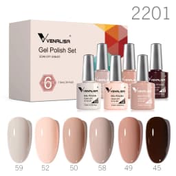 VENALISA TPO FREE Easy Peel Off Water Base Coat Long Wear Tempered Nowipe Top Coat Basic Nail Gel Polish Enamel Varnish Gels