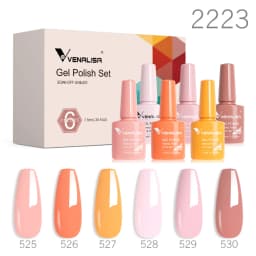 VENALISA TPO FREE Easy Peel Off Water Base Coat Long Wear Tempered Nowipe Top Coat Basic Nail Gel Polish Enamel Varnish Gels
