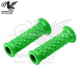 16 Colors Available Brown Red Black Hot Retro Cafe Racer Parts 22MM 25MM Rubber Motorbike Grip for Honda Suzuki Yamaha Harley So