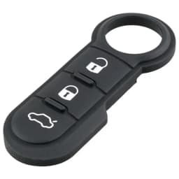3 Buttons Car Key Remote Control Folding Housing Replacement Key Shell Case Fit for Fiat 500 Panda Punto Bravo