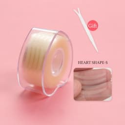 600Pcs/Box Big Eyelid Tape Sticker Double Fold Self Adhesive Eyelid Tape Stickers S/L Makeup Clear Beige Invisible Tool