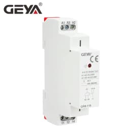 GEYA GR8-116 Intermediate Relay Auxiliary Relay AC DC 12V 24V 48V 110V 230V Switch Relay 16A ROHS Approval