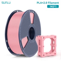 SUNLU PLA + 2.0 1.75mm 1KG,Ultra-Tough (19.8KJ/m² Impact),2-3X Stronger,Fast Printing 300mm/s,High Speed 3D Printer Filament