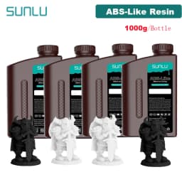 SUNLU 4KG ABS-Like/ Standard / Water-Wash 3D Resin 405nm UV Resin For Most SLA/DLP/LCD 3D Printer Material UV Sensitive 1kg