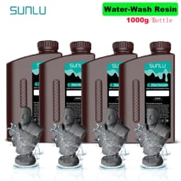 SUNLU 4KG ABS-Like/ Standard / Water-Wash 3D Resin 405nm UV Resin For Most SLA/DLP/LCD 3D Printer Material UV Sensitive 1kg
