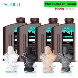 SUNLU 4KG ABS-Like/ Standard / Water-Wash 3D Resin 405nm UV Resin For Most SLA/DLP/LCD 3D Printer Material UV Sensitive 1kg