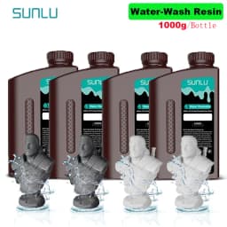 SUNLU 4KG ABS-Like/ Standard / Water-Wash 3D Resin 405nm UV Resin For Most SLA/DLP/LCD 3D Printer Material UV Sensitive 1kg