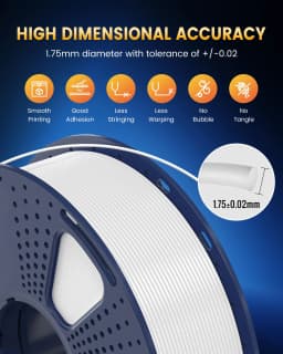 SUNLU PLA PLUS 2.0 3D Filament 1.75mm Stronger Robust Multicolor Upgrade Pla High Speed Printing Filament for Most FDM Printer