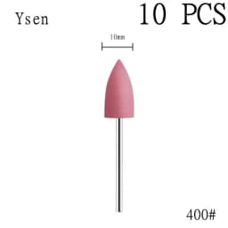 6pcs/set Rubber Silicon Nail Drill Milling Cutter for Manicure Bit Flexible Polisher Machine Electric Nail File Art Tools