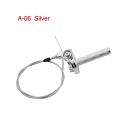 ZSDTRP 7/8'' CNC Aluminum Twist Throttle Handle Grip + Cable Replacement For Dirt Bike Quad ATV Pit 50cc 125cc 150cc 250cc