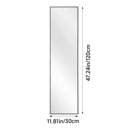 Voltsify Modern Metal Frame Full Length Wall-Mounted Mirror for Living Room Bedroom
