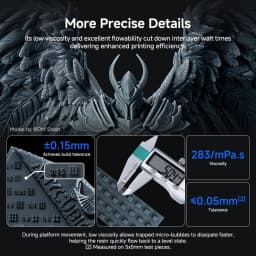 NEW Anycubic 2.0 Resin 3D Printer Photopolymer ABS-Like Resin Higher Toughness & Resilience Fast Curing High Precision Resin