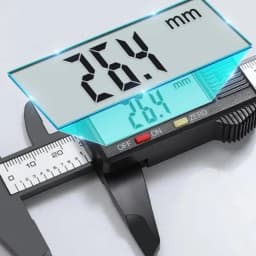 6inch Digital Vernier Calipers 0-150mm Lcd Electronic Caliper, Carbon Fiber Gauge Height Measuring Tools Instruments Micrometer