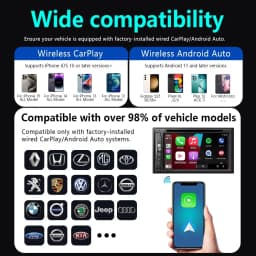 2026 Upgrade 4 In1 Wired to Wireless CarPlay Android Auto AirPlay Mirror Link Stable Bluetooth Adapter For Audi Benz Toyota VW