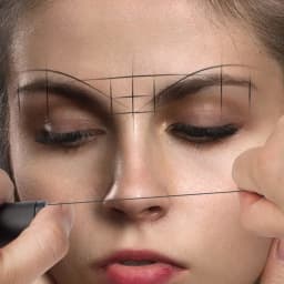 30M Microblading Mapping Pre-ink String Eyebow Makeup Dyeing Thread Semi-Permanent Positioning Line Eyebrow PMU Measuring Tools