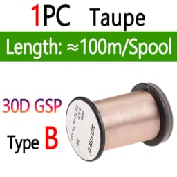 10D 20D 30D 50D 100D 75D 140D 200D GSP Fly Tying Polyethylene Floss Thread High Tensile Tying Line for Dry Wet Pike Streamer Fly