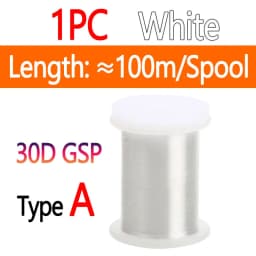 10D 20D 30D 50D 100D 75D 140D 200D GSP Fly Tying Polyethylene Floss Thread High Tensile Tying Line for Dry Wet Pike Streamer Fly
