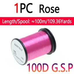 10D 20D 30D 50D 100D 75D 140D 200D GSP Fly Tying Polyethylene Floss Thread High Tensile Tying Line for Dry Wet Pike Streamer Fly
