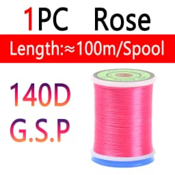 10D 20D 30D 50D 100D 75D 140D 200D GSP Fly Tying Polyethylene Floss Thread High Tensile Tying Line for Dry Wet Pike Streamer Fly