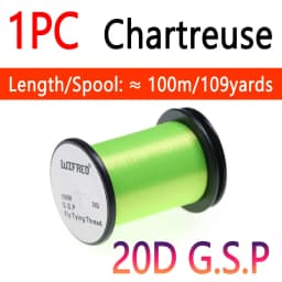 10D 20D 30D 50D 100D 75D 140D 200D GSP Fly Tying Polyethylene Floss Thread High Tensile Tying Line for Dry Wet Pike Streamer Fly