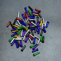 30-500pcs Bicycle Cable End Caps Aluminum Alloy Bike Brake Shifter Cable Tips Wire End Cap Multiple Colors Bike Line Core Caps