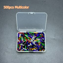 30-500pcs Bicycle Cable End Caps Aluminum Alloy Bike Brake Shifter Cable Tips Wire End Cap Multiple Colors Bike Line Core Caps